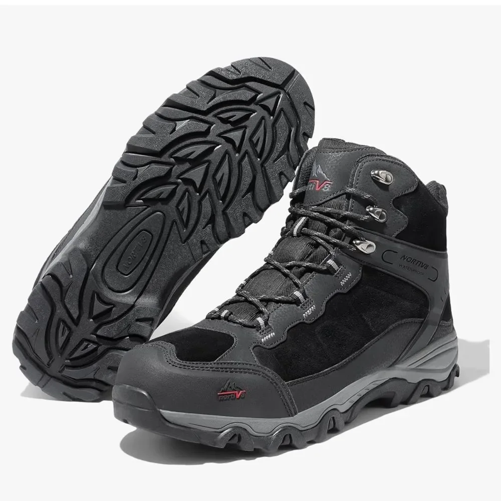 NORTIV 8 Waterproof Hiking Boots MidTrekking Lightweight Mountaineering 9.5‎ NWT